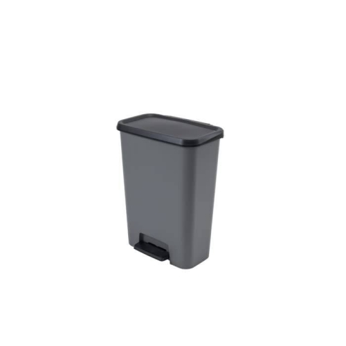 Cubo de Basura 50L Gris Antracita Compatta 249810