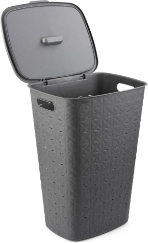 Cesto de Ropa 56L en color Gris Oscuro SOFTEX
