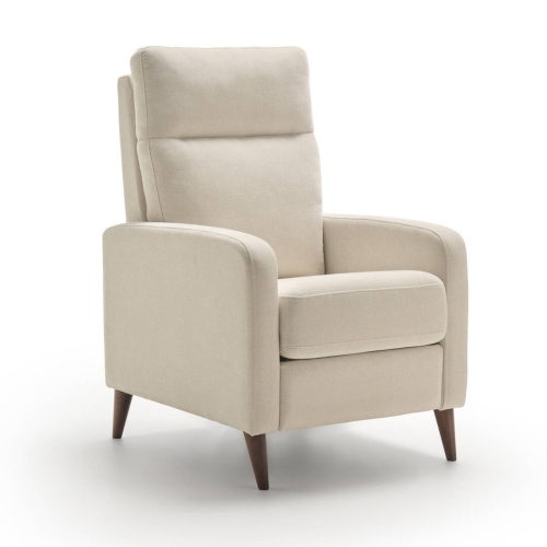 Sillón Relax Manual Push Back Tapizado en Tela MALTA