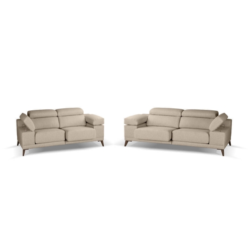 Conjunto Sofás 3+2 Plazas con Asientos Deslizantes Y Respaldo Reclinable NIZA