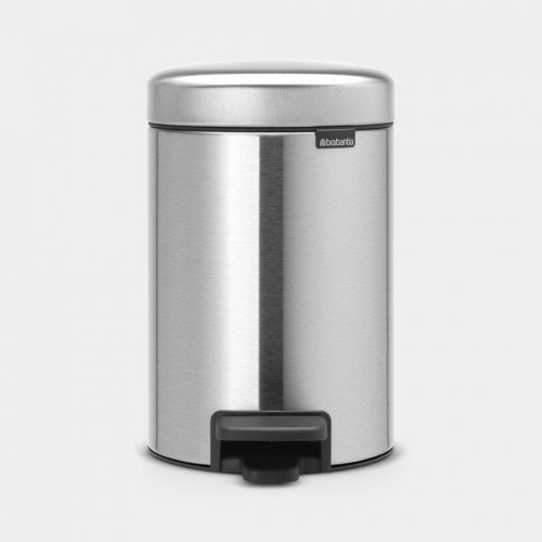 Cubo de Basura 3L Newlcon Matt Steel Fingerprint Proof BRABANTIA 112164