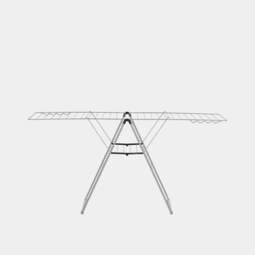 Tendedero de Ropa Plegable con Alas Ajustables HANGON METALLIC GREY 403484