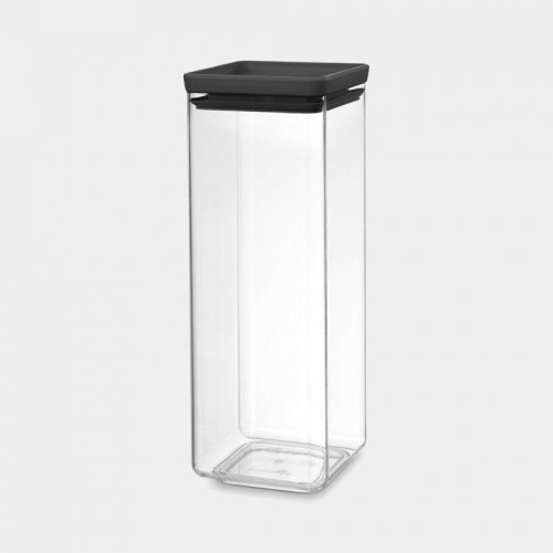 Bote Cuadrado 2,5 L Tasty + Dark Grey BRABANTIA