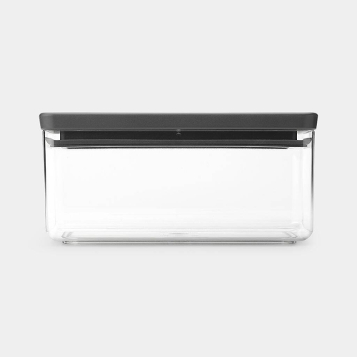 Recipiente Apilable 1,5 Litros Tasty + Dark Grey BRABANTIA