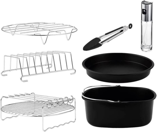 Set de 8 accesorios para freidora de Aire CECOTEC Cecofry 04995