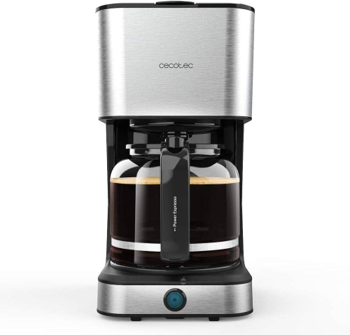 Cafetera de Goteo con Jarra de Vidrio y Acero COFFEE 66 HEAT CECOTEC 1554