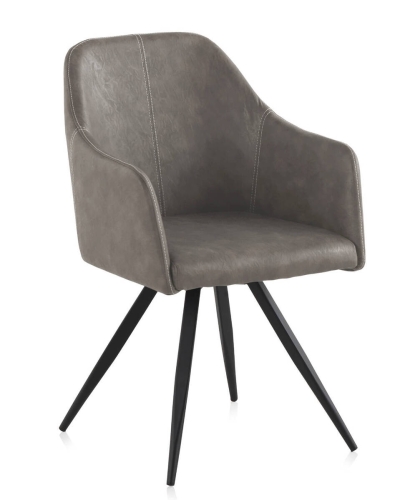 Sillón tapizado en tela efecto piel GABAR VIVE modelo 839