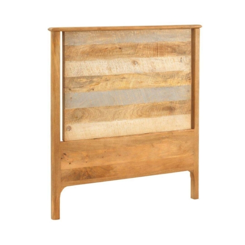 Cabezal de Madera Maciza de Mango 110 cm Gris GABAR 10710