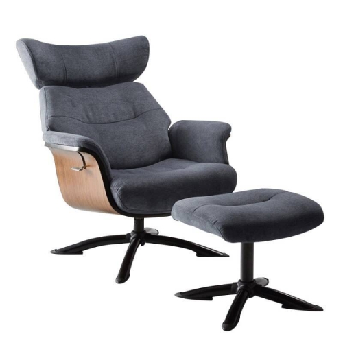 Sillón con Mecanismo Reclinable y Puff OSAKA