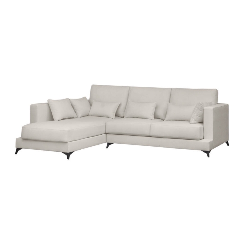 Sofá Chaise Longue Izquierda Tapizado en Tela VELLA