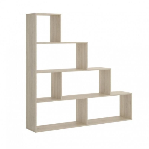 Estantería de melamina color roble canadiense con 6 huecos 002255F