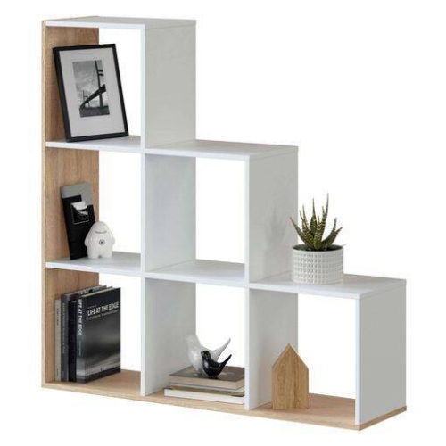 Estantería decorativa MULK-PLUS con 6 huecos 0F2254A