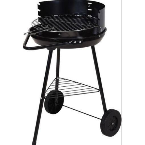 Barbacoa Redonda Carbon Negra Portatil X85000070