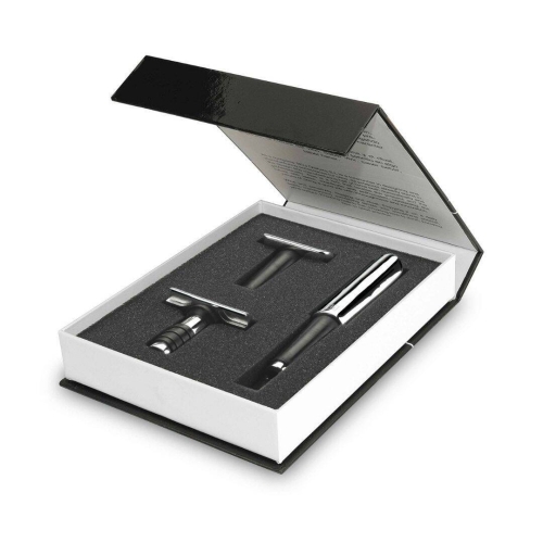 Set Accesorios para Vino con 3 Piezas Inoxidable