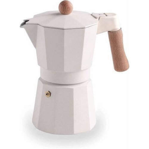 Cafetera Express Lacor Trento 6 Tazas Blanca 62096