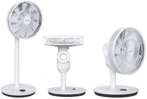 Ventilador de Pie o Sobremesa FACULA color Blanco Brisa3D