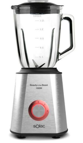 Batidora SOLAC Vaso 1500 W 1,5 L Inox BV5728