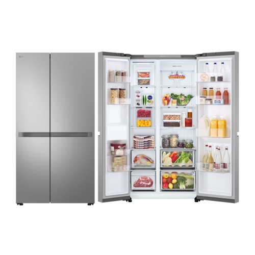 Frigorífico Side by Side LG Inox Antihuellas 634L Inverter GSBC40PYPE