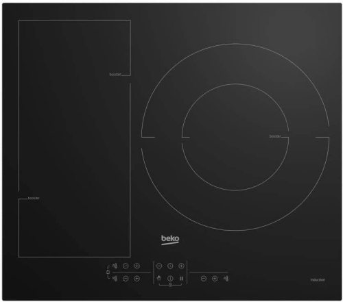Placa Inducción Beko 3 Fuegos Zona Flexible HII63201FMT