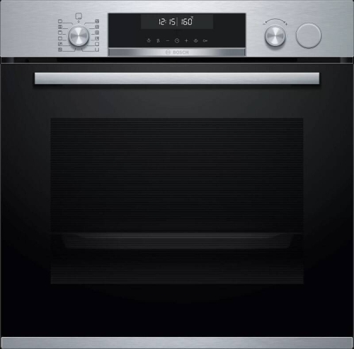 Horno Multifunción Vapor Bosch 71L Cristal Negro Inox HRA5380S1