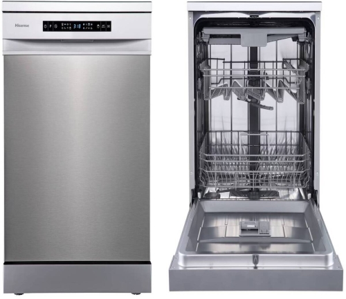 Lavavajillas Hisense 45cm 9 Cubiertos Inox Inverter HS543D10X