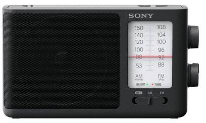 Radio Sony Am/Fm Analógica Portátil Con Asa De Transporte Incorporada Icf506