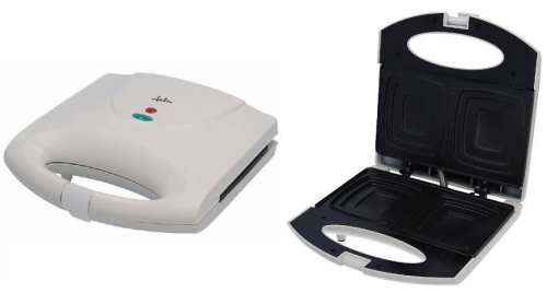 Sandwichera JATA 2 Cavidades 750W Blanca JESW1232
