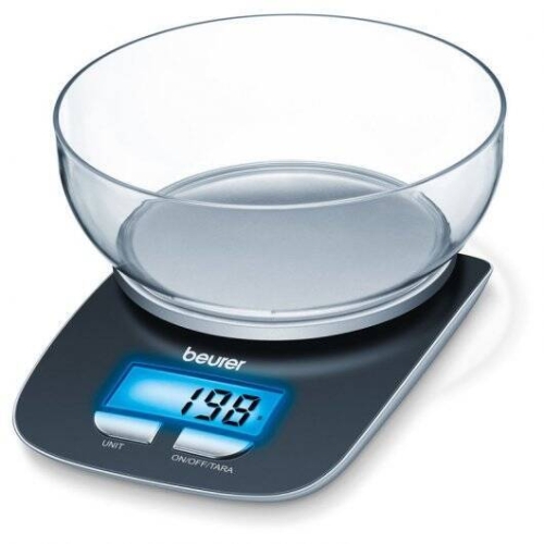 Balanza BEURER Cocina 3 Kg Con Bol Iluminacion En Pantalla KS25