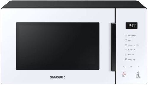 Microondas SAMSUNG 23L Grill Blanco Cristal Cerámica MG23T5018CW