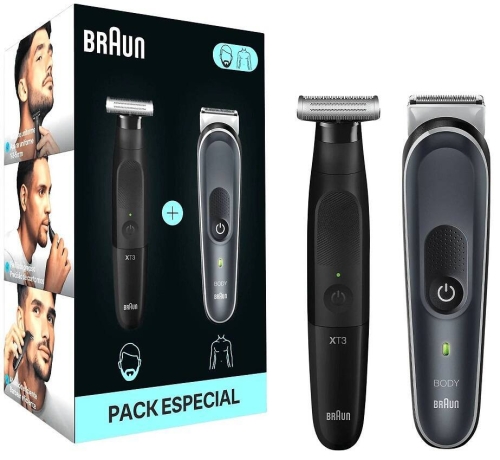 Afeitadora Corporal Braun Bodygroomer XT3100 Pack BG5360XT3100