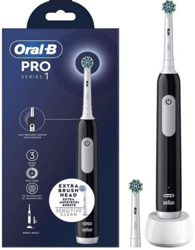 Cepillo BRAUN Oral B Pro 1 Black (eb50rx+eb60x) PRO1NEGRO