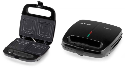 Sandwichera Orbegozo Antiadherente 700W Negra SW4910