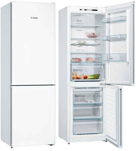 Frigorífico Combi Bosch KGN36VWED No Frost 186 cm Blanco