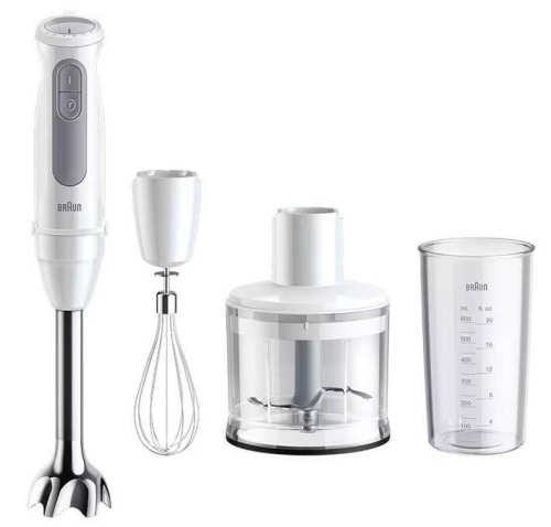 Batidora de Varilla Braun 1000W 21 Velocidades EasyClick Plus MQ50236MWH
