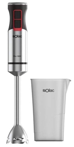 Batidora SOLAC 1200 W Caña Metálica + Vaso Medidor BA5615