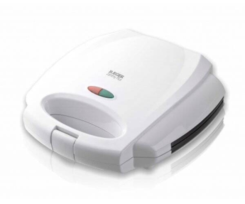 Sandwichera Grill Panini Haeger Zammy 2 Cavidades 750W Blanca SM75G004A