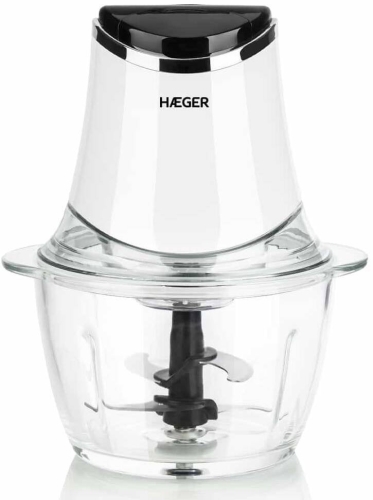 Picadora Haeger 300W Inox Chopper Glass CH30W007A