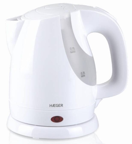 Hervidor HAEGER 0,9l Blanco 1300 W Minilisbon EK13W006B