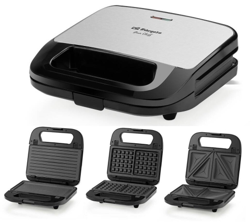 Sandwichera Orbegozo Placas Intercambiables SW7560