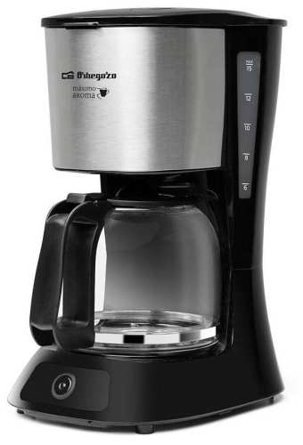 Cafetera de Goteo Orbegozo 15 Tazas Inox 900W Autoapagado CG4515