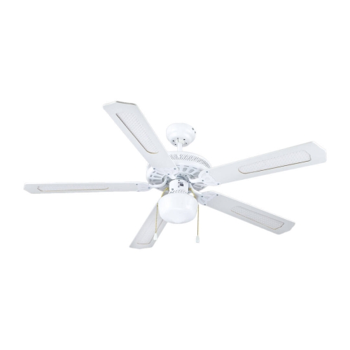 Ventilador de techo FM 132 cm 5 aspas blanco con luz VTCLASSIC130B