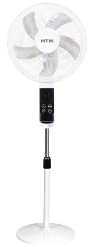 Ventilador de Pie HTW 60W 3 Velocidades Oscilación Temporizador HTWVP60FS
