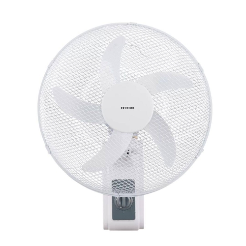 Ventilador Pared INFINITON 43 cm 5 Aspas 3 Velocidades Blanco WN31W