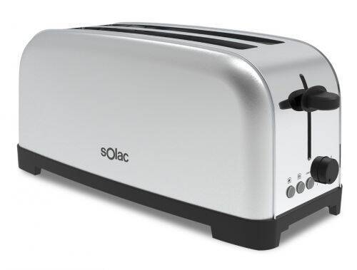 Tostador Solac 2 Ranuras Largas Inox 1400W TL5419