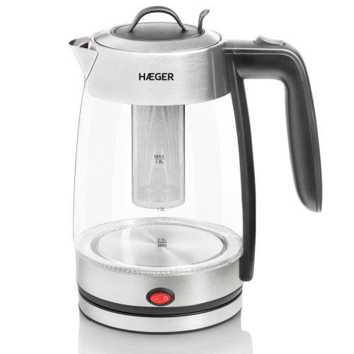 Hervidor Haeger 1.8L Sin Cables Infusor Perfect Tea EK22F020A