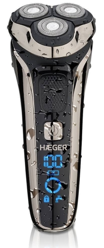 Afeitadora Haeger G-Man Ultra 3 cuchillas pantalla LED SM3CB005A