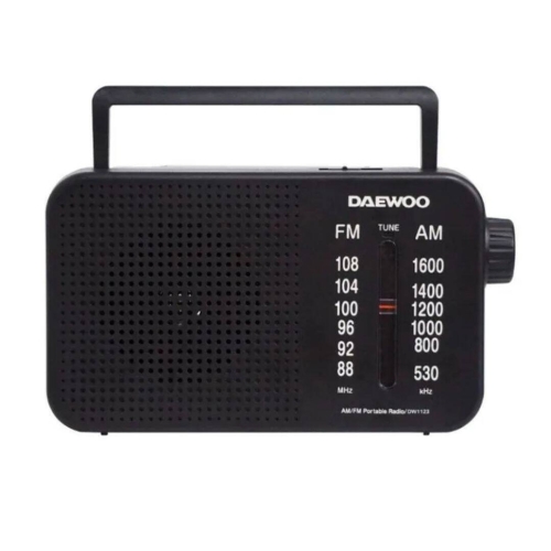 Radio Portátil DAEWOO DW1123 Negra DW1123
