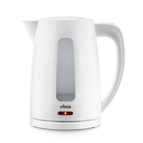 Hervidor Agua Ufesa 1.7L 2200W Blanco Apagado Automático EYRE