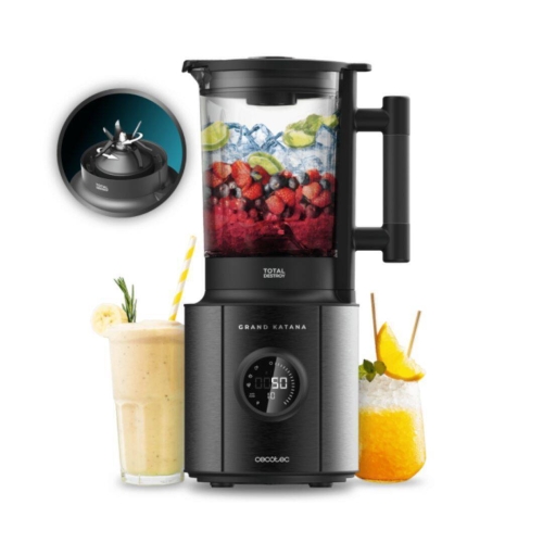 Batidora de Vaso Potente 1800 W Cuchillas Titanio CECOTEC 3986