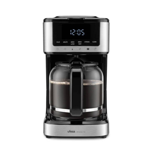 Cafetera de Goteo Ufesa Táctil Programable 14 Tazas Acero Inox ARICCIA14